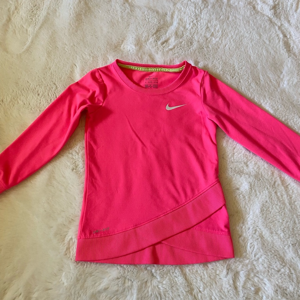 Nike Kids Pink Long Sleeve Top